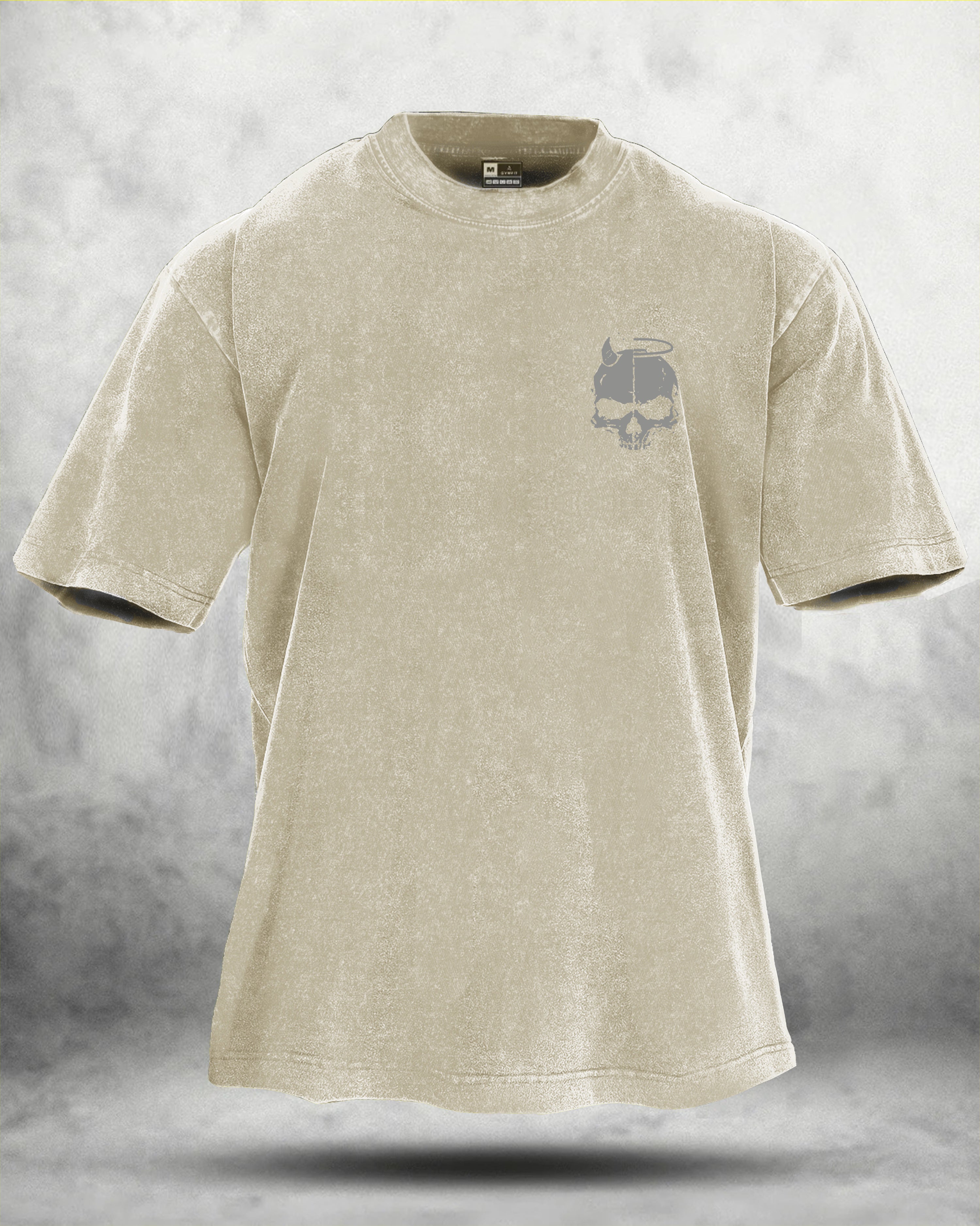 GYMFIT SKUL WING T-shirt délavé - Gymfit