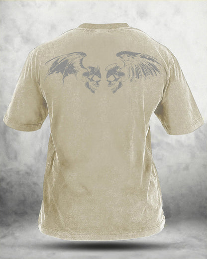 T-shirt lavé SKUL WING - Gymfit
