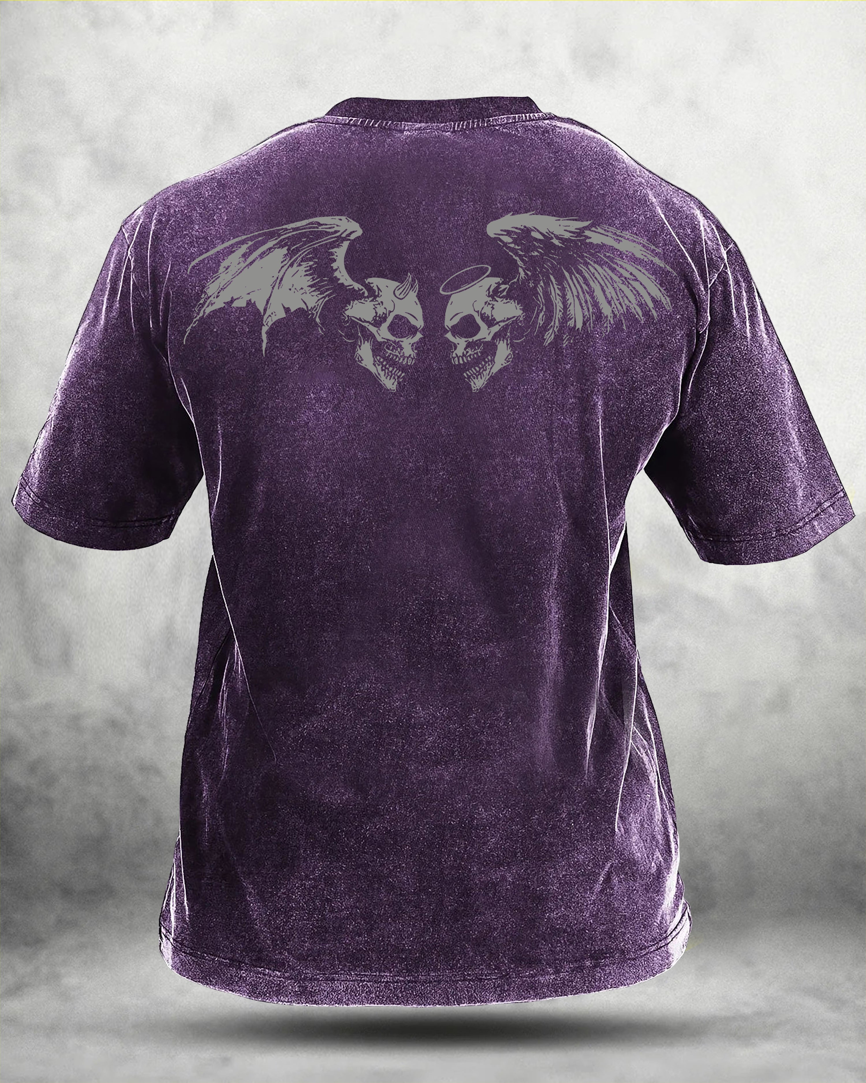 GYMFIT T-shirt lavé Skull Wing - Gymfit