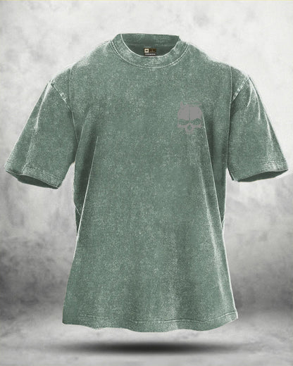 T-shirt délavé SKUL WING - Gymfit