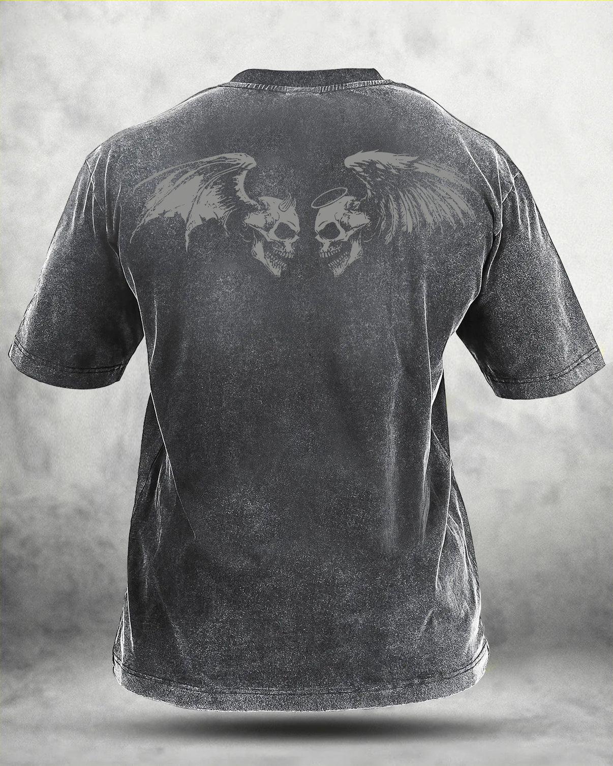 T-shirt délavé GYMFIT SKUL WING - Gymfit