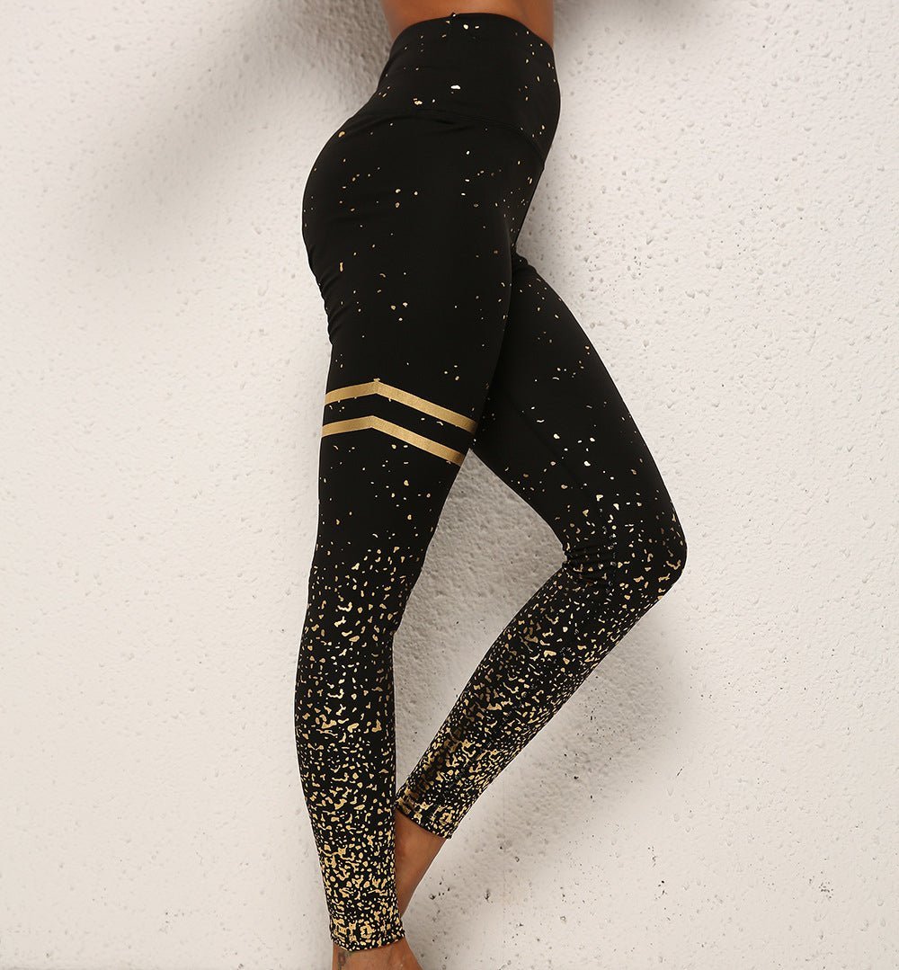 Gymfit - Legging à rayures scintillantes - Gymfit