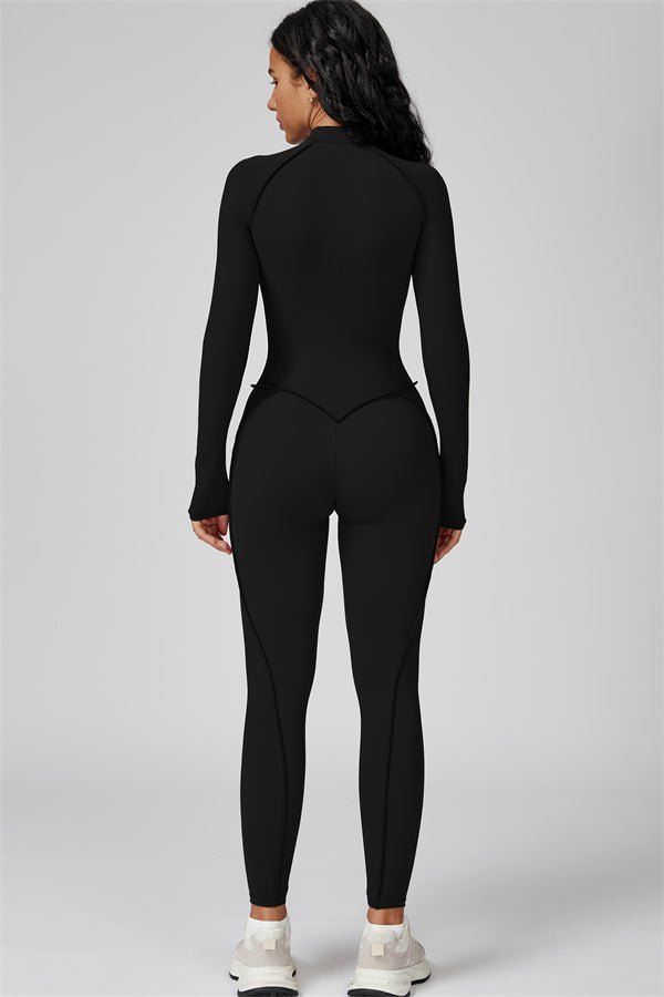 Gymfit Structure Zipper Jumpsuit - Gymfit