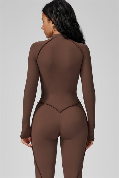 Gymfit Structure Zipper Jumpsuit - Gymfit
