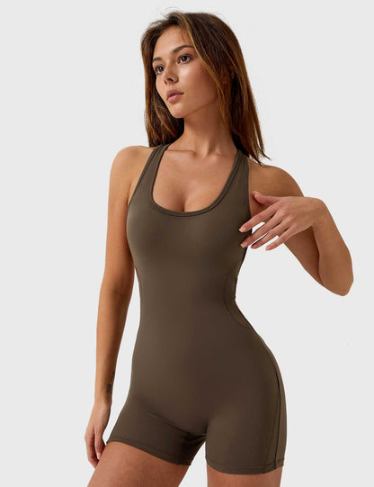 Gymfit U - combinaison dos nu à col montant - Gymfit