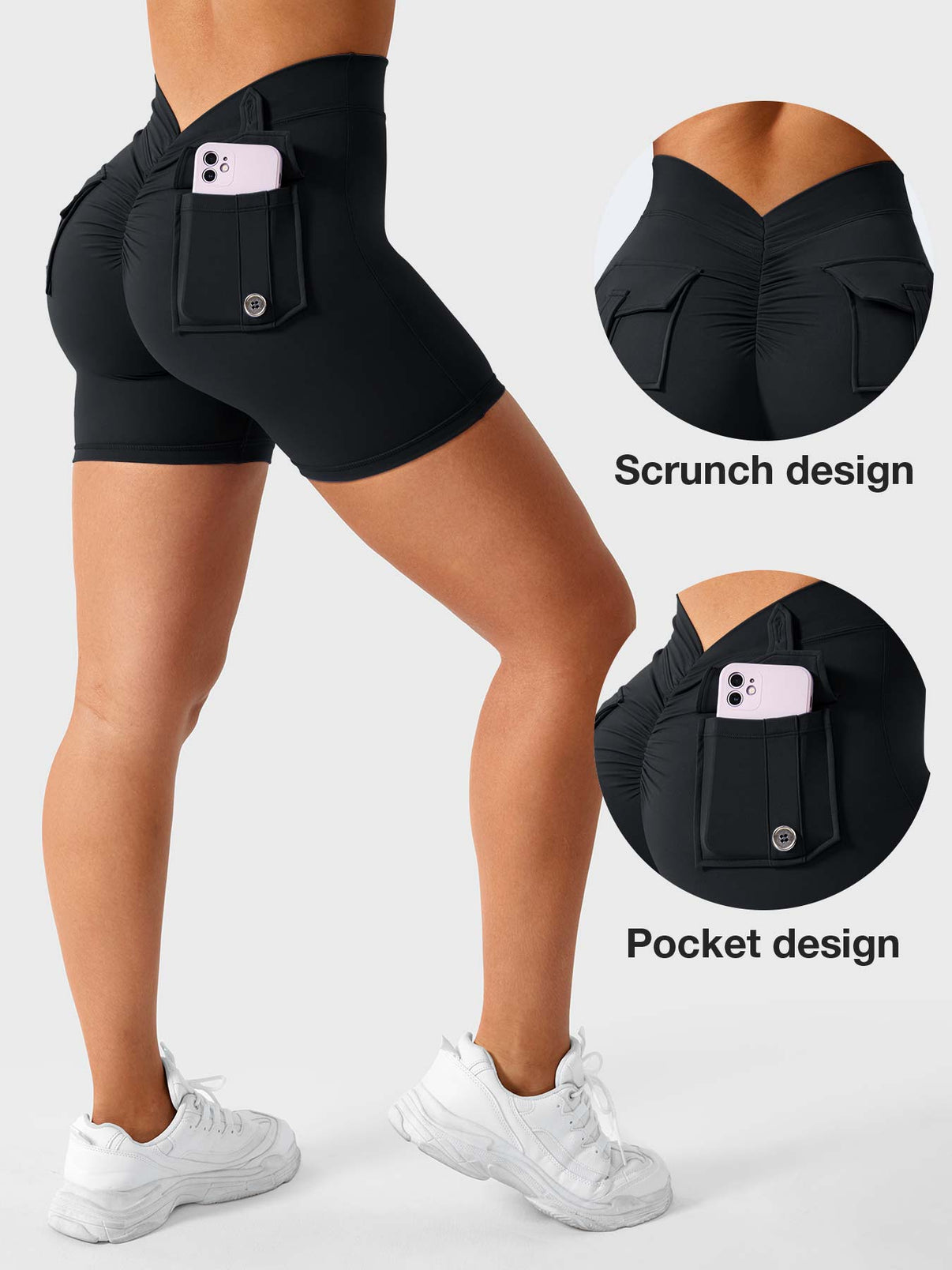 Gymfit V - Shorts à charme dans le dos - Gymfit