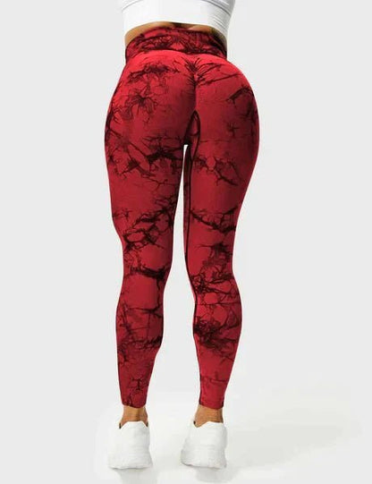 Gymfit Färgsprakande leggings  Röd