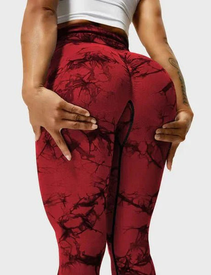 Gymfit Färgsprakande leggings  Röd