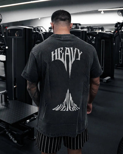 T-shirt délavé homme épais - Gymfit