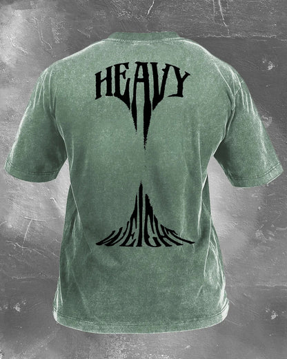 T-SHIRT HOMME ÉPAIS DÉLAVÉ - Gymfit