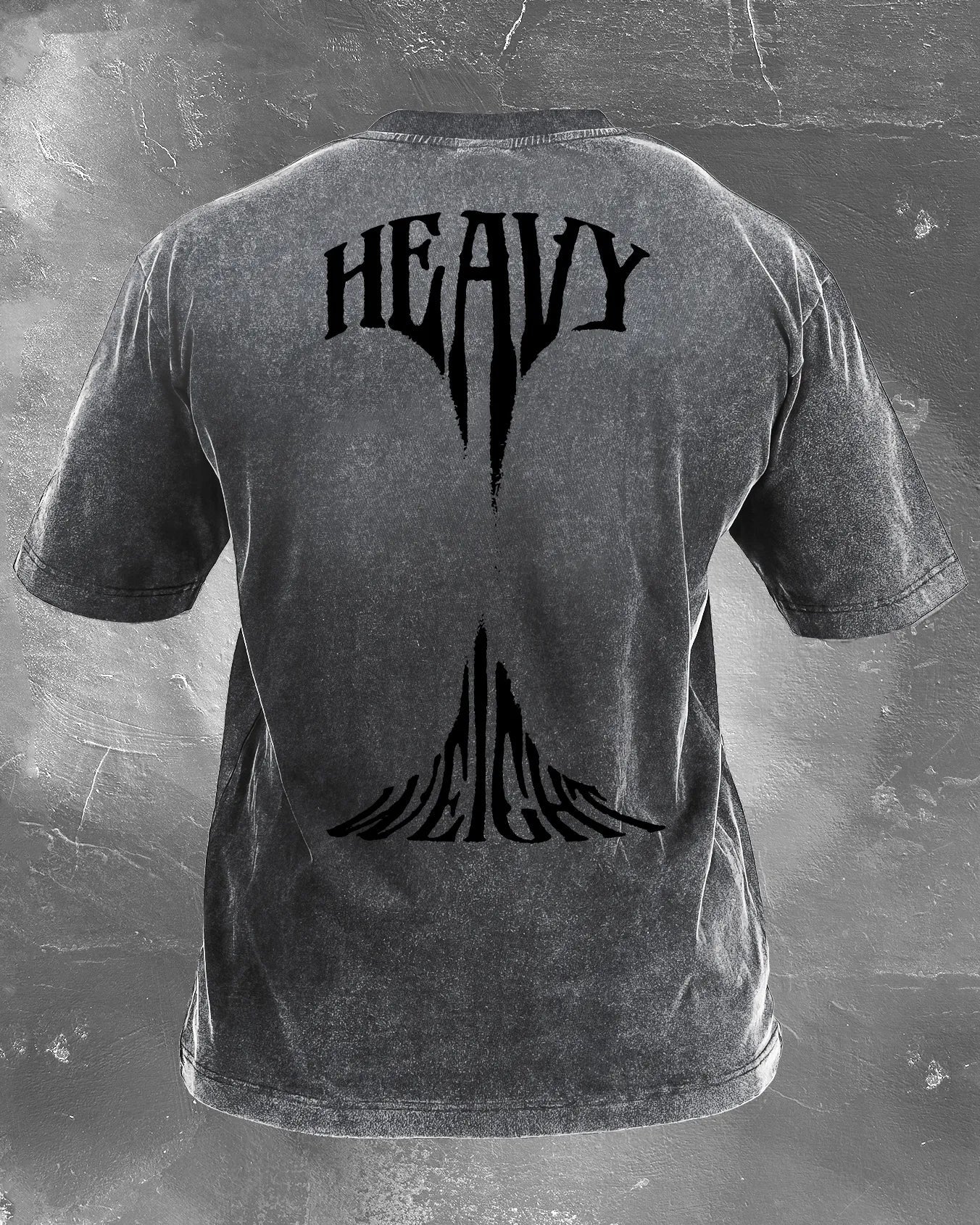 T-shirt homme lourd délavé - Gymfit