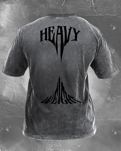 T-shirt homme lourd délavé - Gymfit