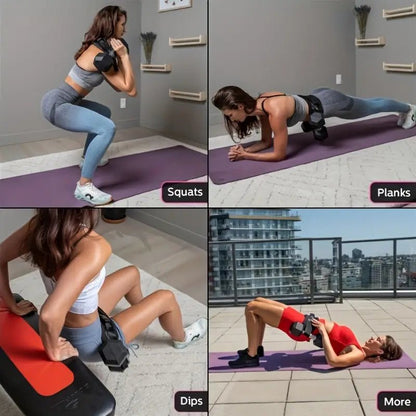 Ceinture d’entraînement des hanches pour poids - Gymfit