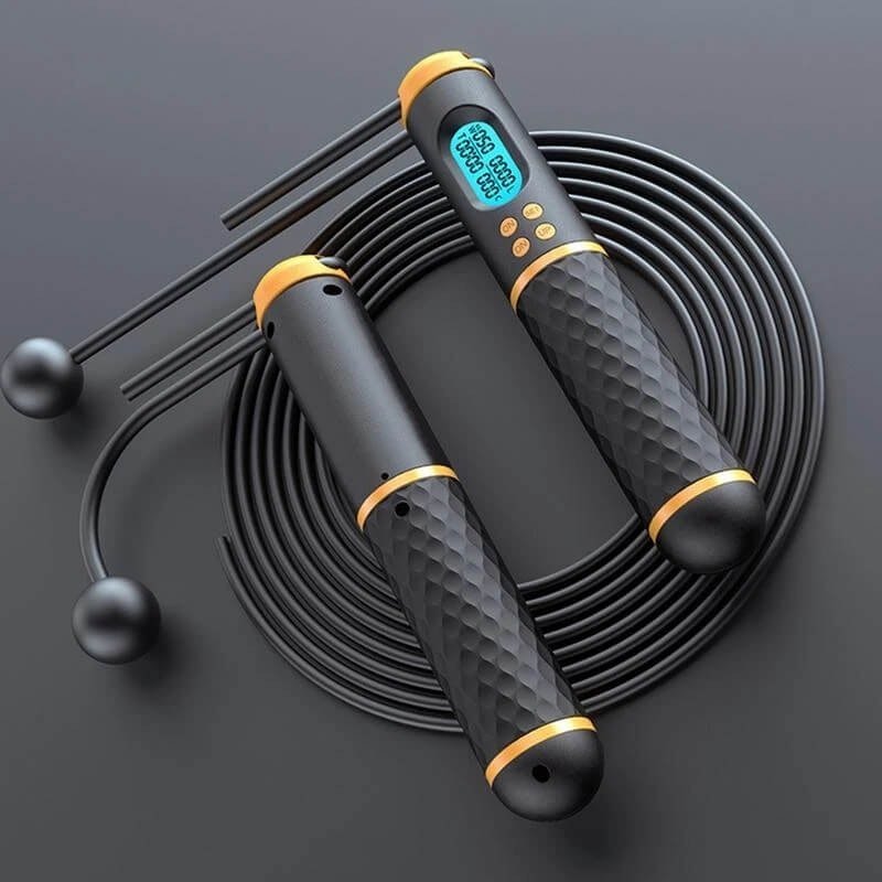 Corde à sauter avec compteur de calories numérique - Gymfit