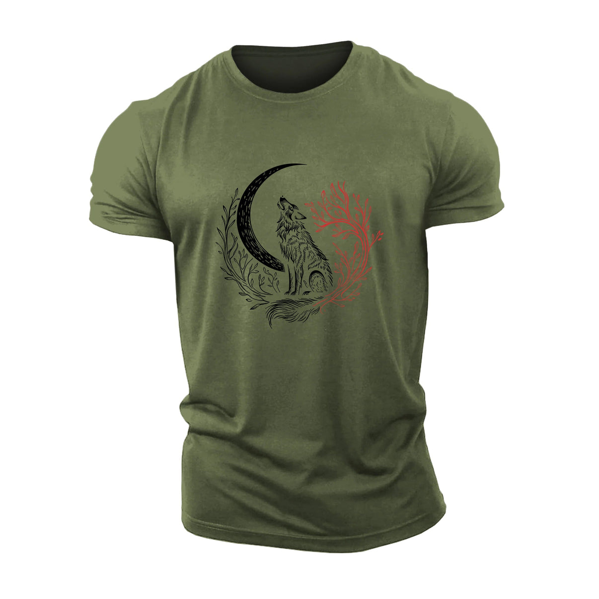 T-shirt loup hurlant - Gymfit