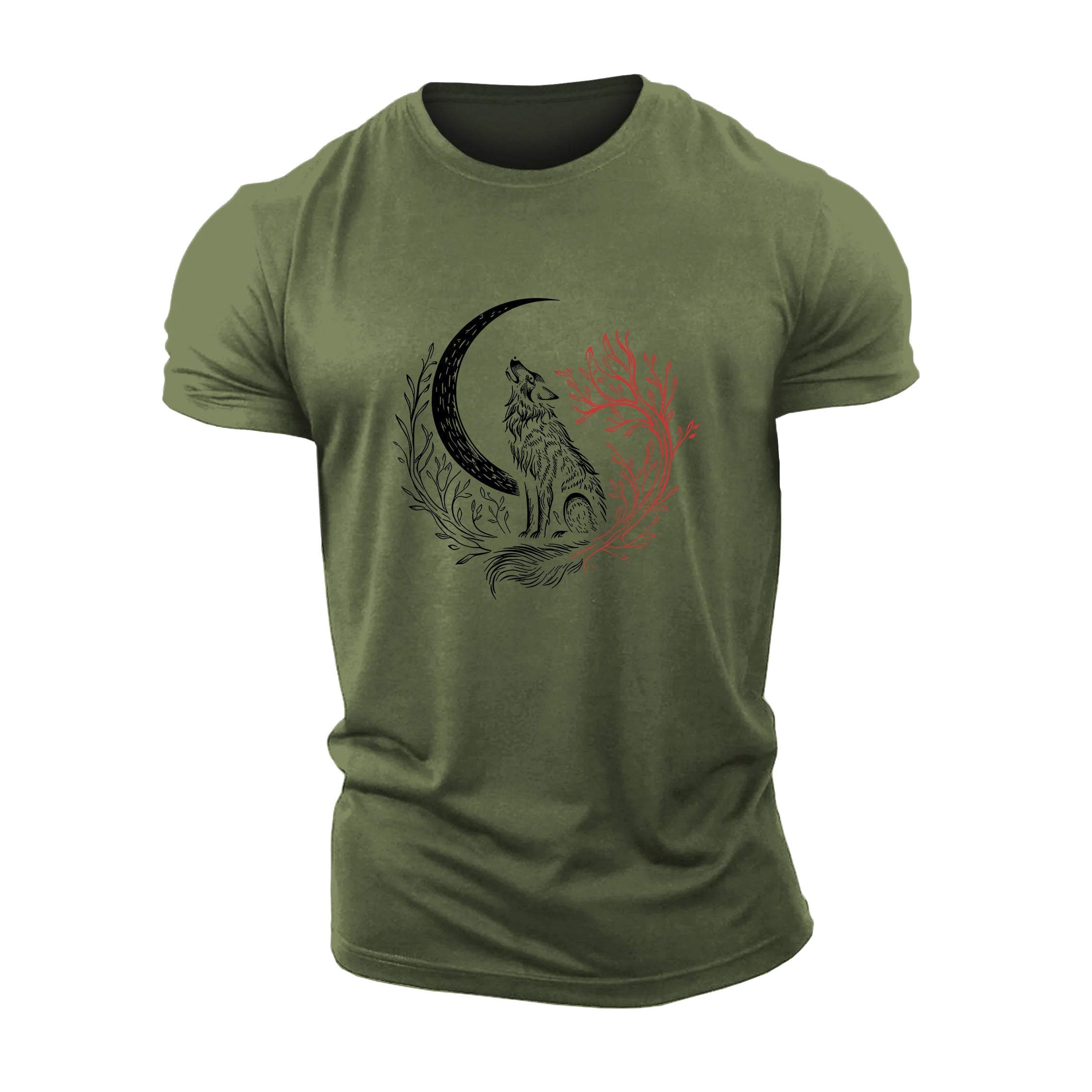 T-shirt loup hurlant - Gymfit