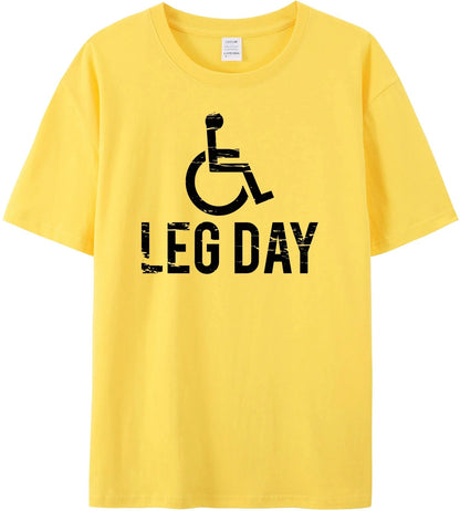 T-shirt pour le jour des jambes - Gymfit