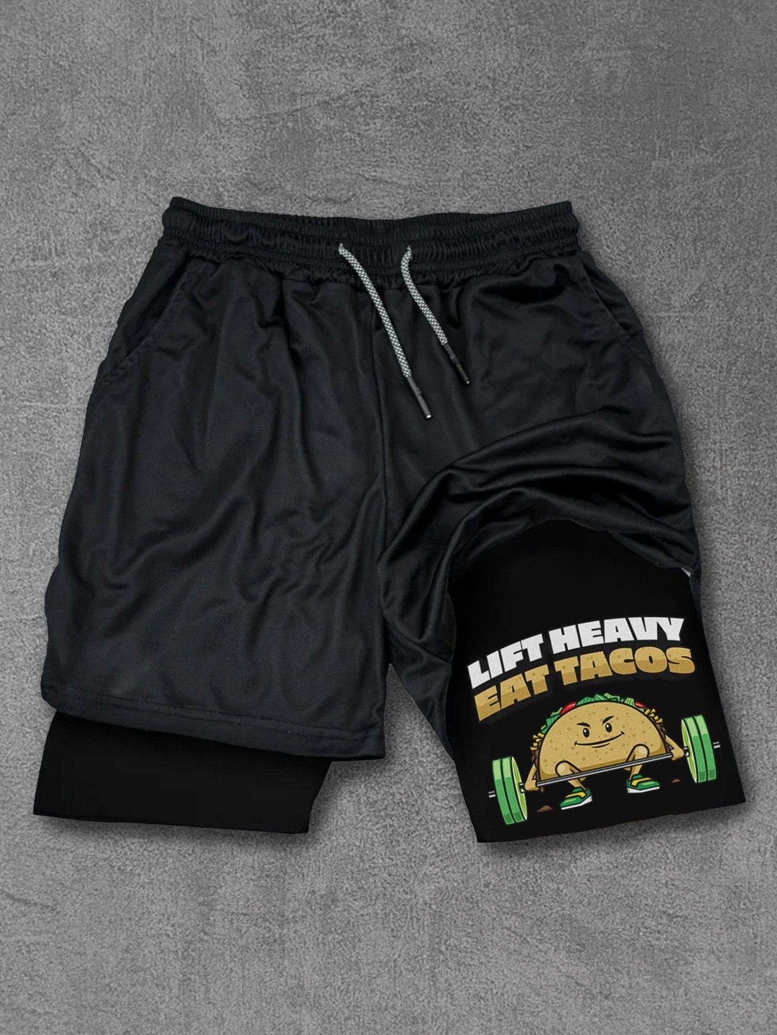 Soulevez lourd, mangez des tacos Shorts d’entraînement Performance - Gymfit