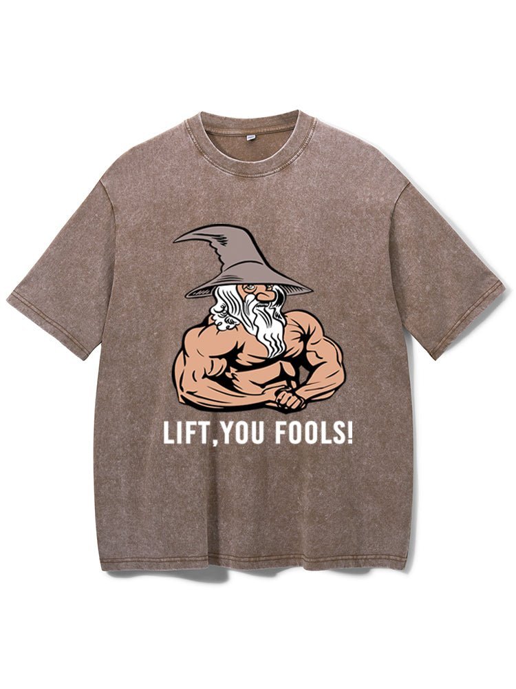 T-shirt de sport délavé Lift You Fool - Gymfit