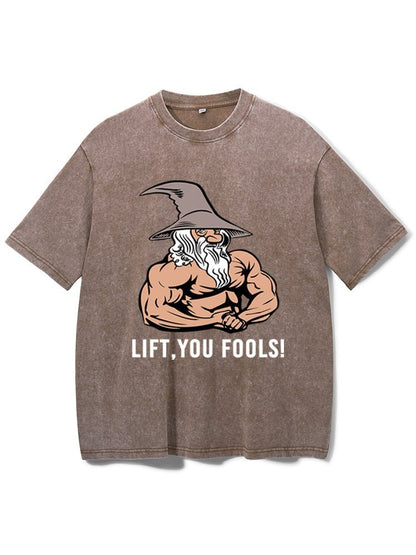 T-shirt de sport délavé Lift You Fool - Gymfit
