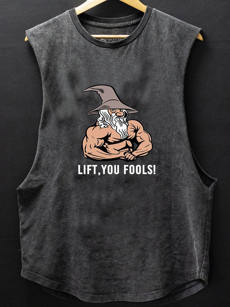 Lift You Fools, débardeur en coton à ourlet arrondi - Gymfit