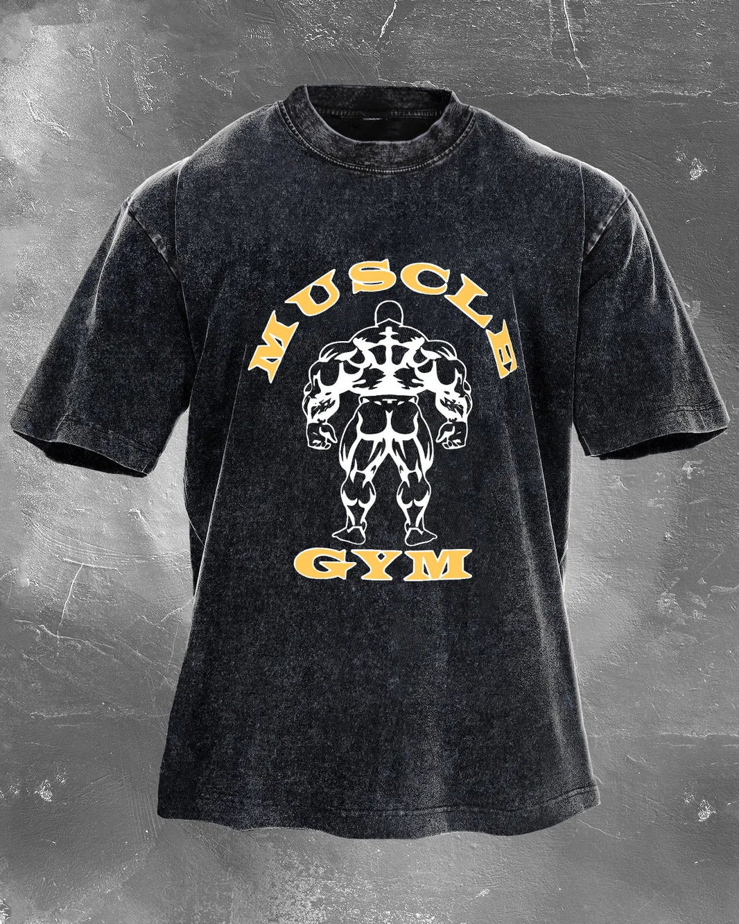 T-shirt délavé pour homme Muscle Gym - Gymfit