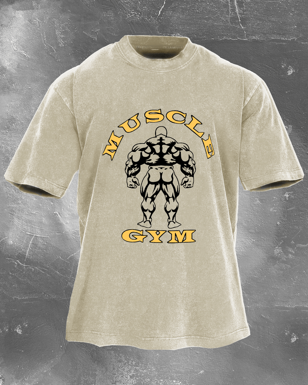 T-shirt délavé pour homme Muscle Gym - Gymfit