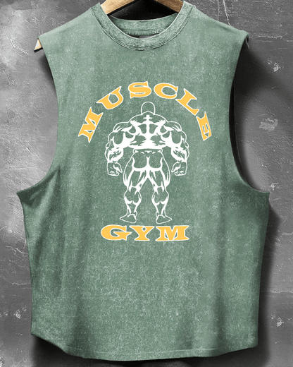 MUSCLE GYM SLEEVELESS TANK - Gymfit