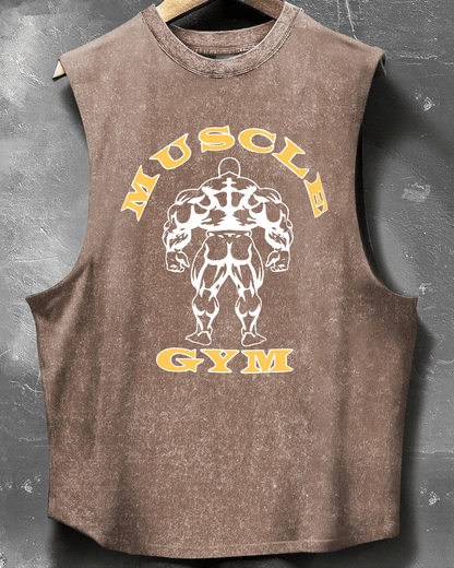 MUSCLE GYM SLEEVELESS TANK - Gymfit