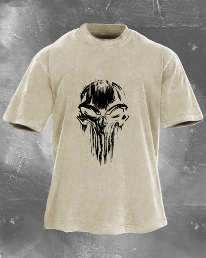 SKULL WASHED T-SHIRT