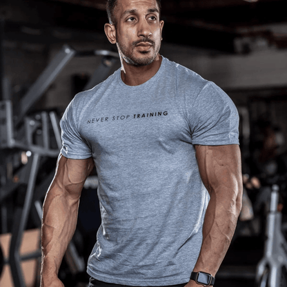 Never Stop Training - Gym T-Shirt - Gymfit