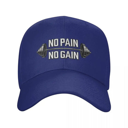 No pain, no gain, casquette de salle de sport - Gymfit