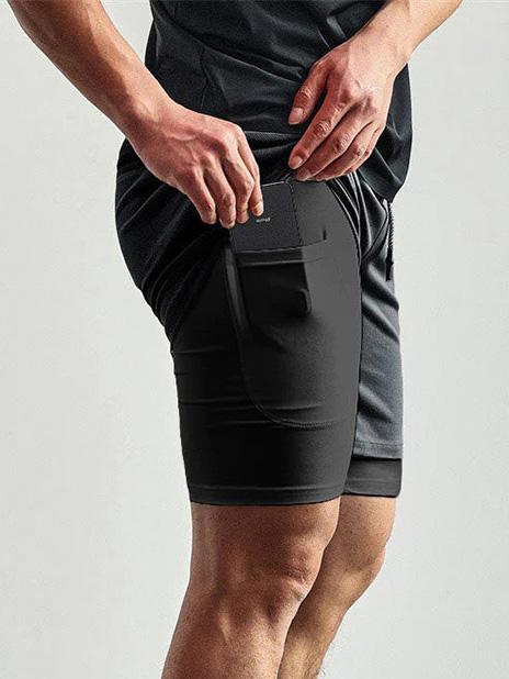 Personne ne s’en soucie, travaille plus dur Shorts d’entraînement Performance - Gymfit