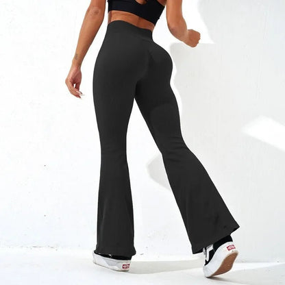 NYHET Ribbade Wide - leg Leggings - Gymfit