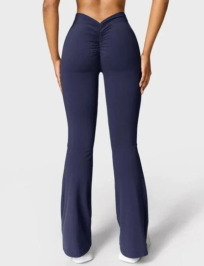 Nouveauté leggings évasés dos en V - Gymfit