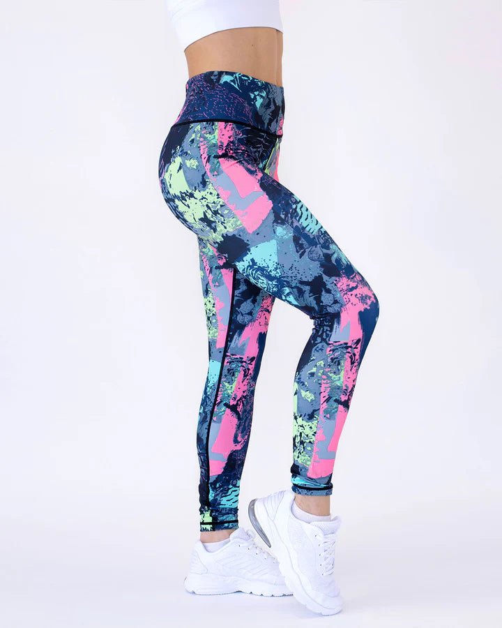 Leggings abstraits océan - Gymfit