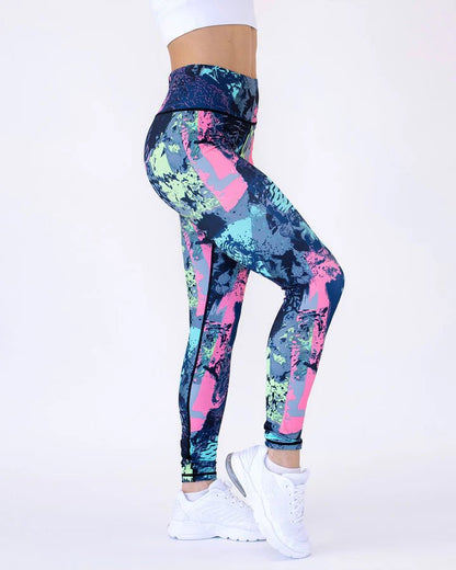 Leggings abstraits océan - Gymfit