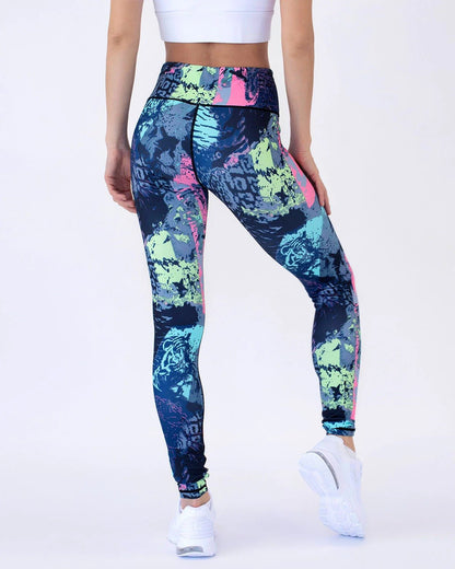 Leggings abstraits océan - Gymfit