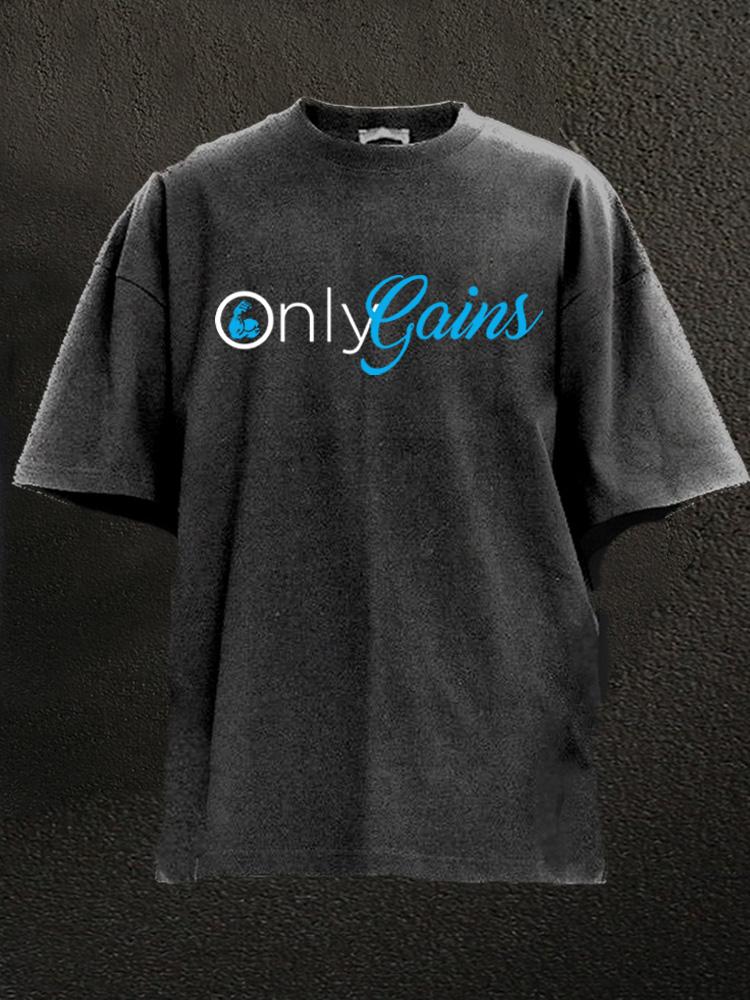 alt
T-shirt de gym délavé Only Gains - Gymfit