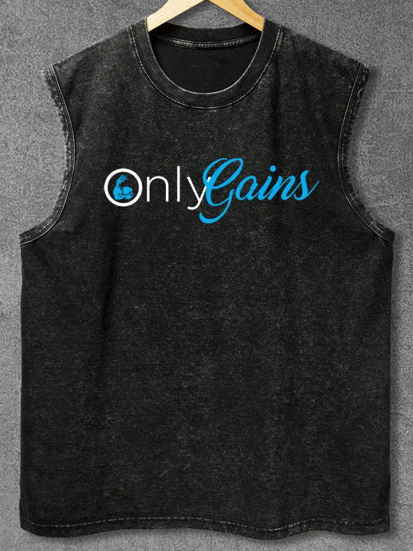 alt
Débardeur de sport délavé Only Gains - Gymfit