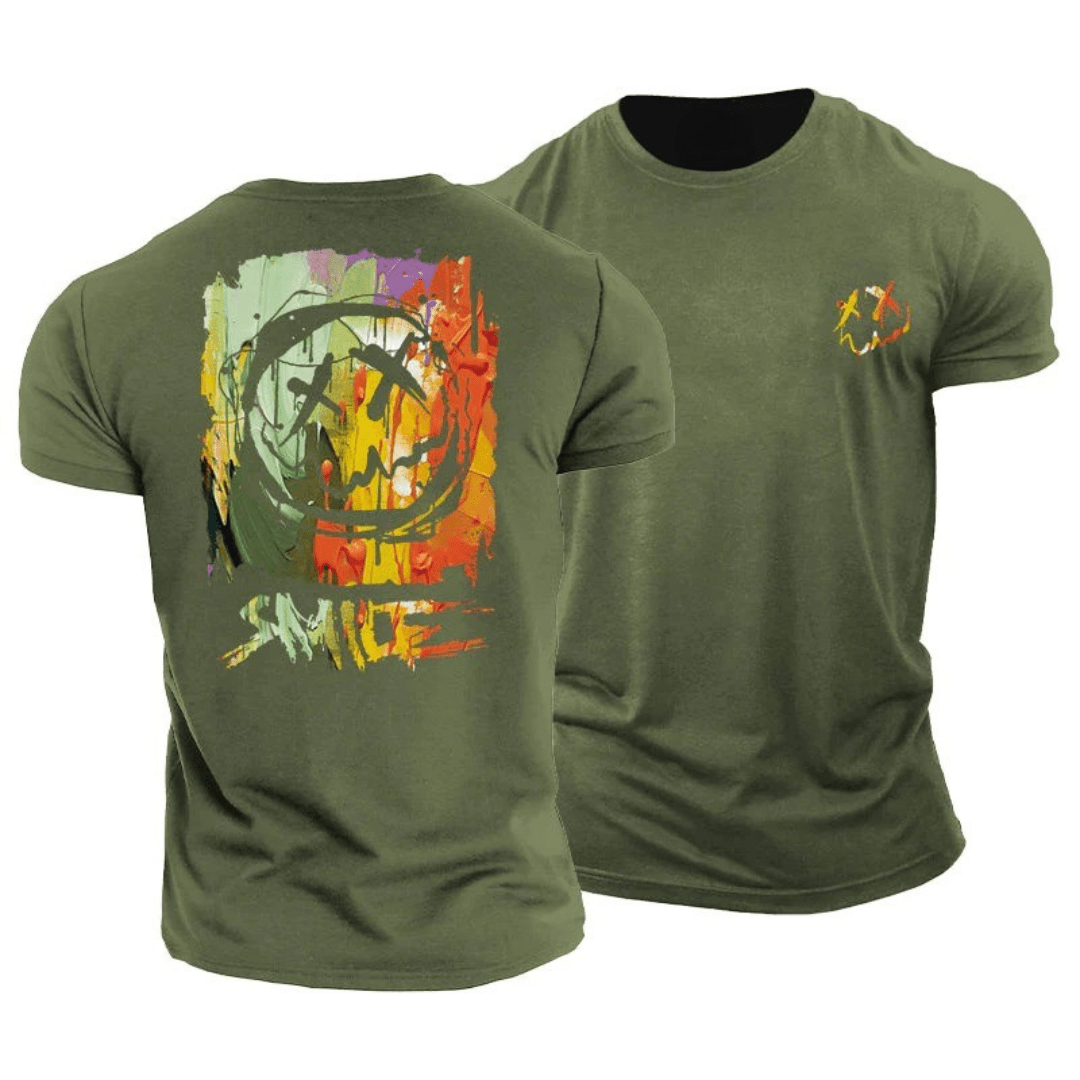 T-shirt Smiley Painting X - Gymfit