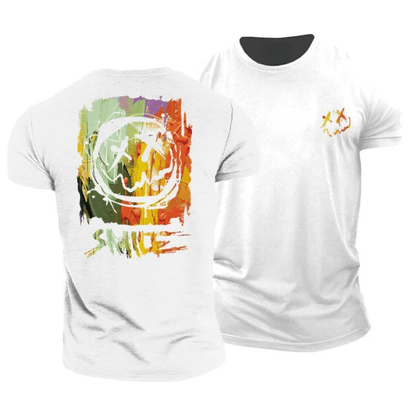 T-shirt Smiley Painting X - Gymfit