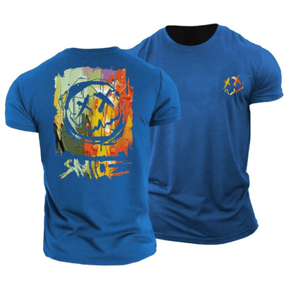 Painting X Smiley T-shirt - Gymfit