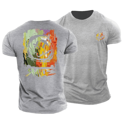 T-shirt Smiley peint X - Gymfit