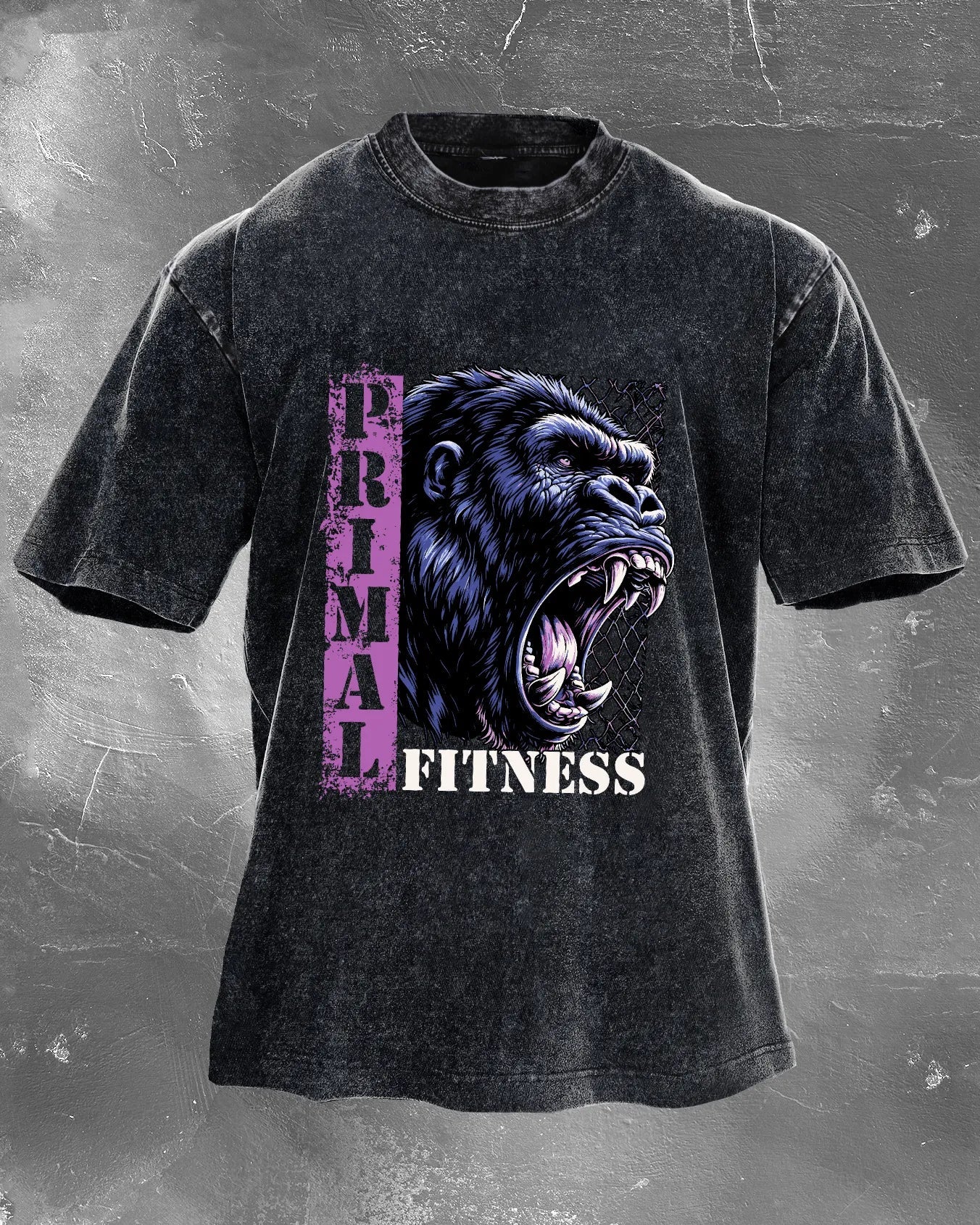 T-shirt délavé PRIMAL FITNESS - Gymfit