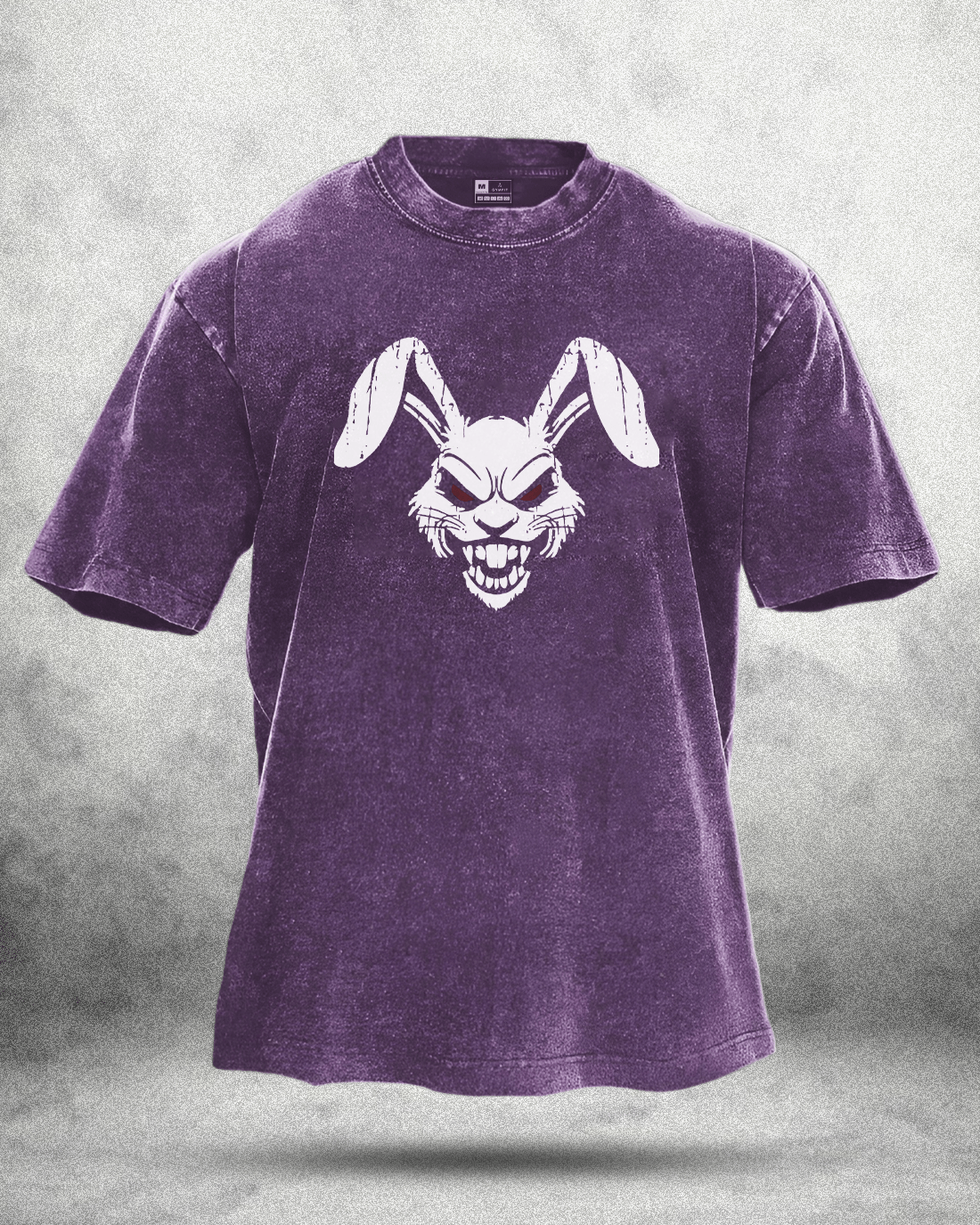 RABBIT RED EYE WASHED T - SHIRT - Gymfit