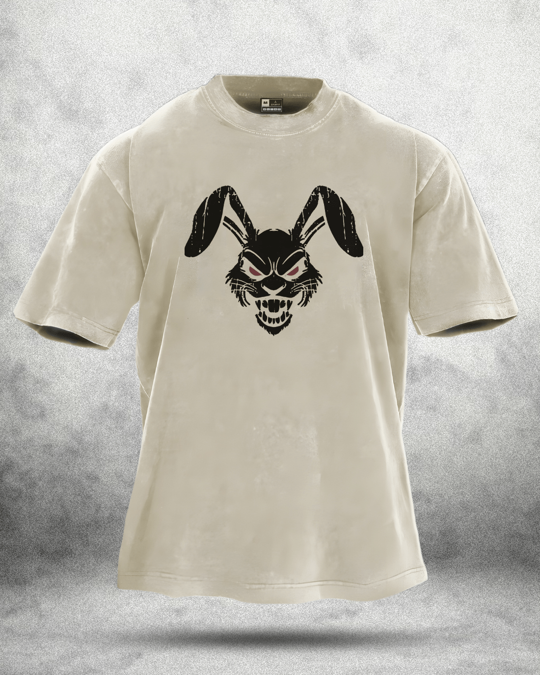 RABBIT RED EYE WASHED T - SHIRT - Gymfit