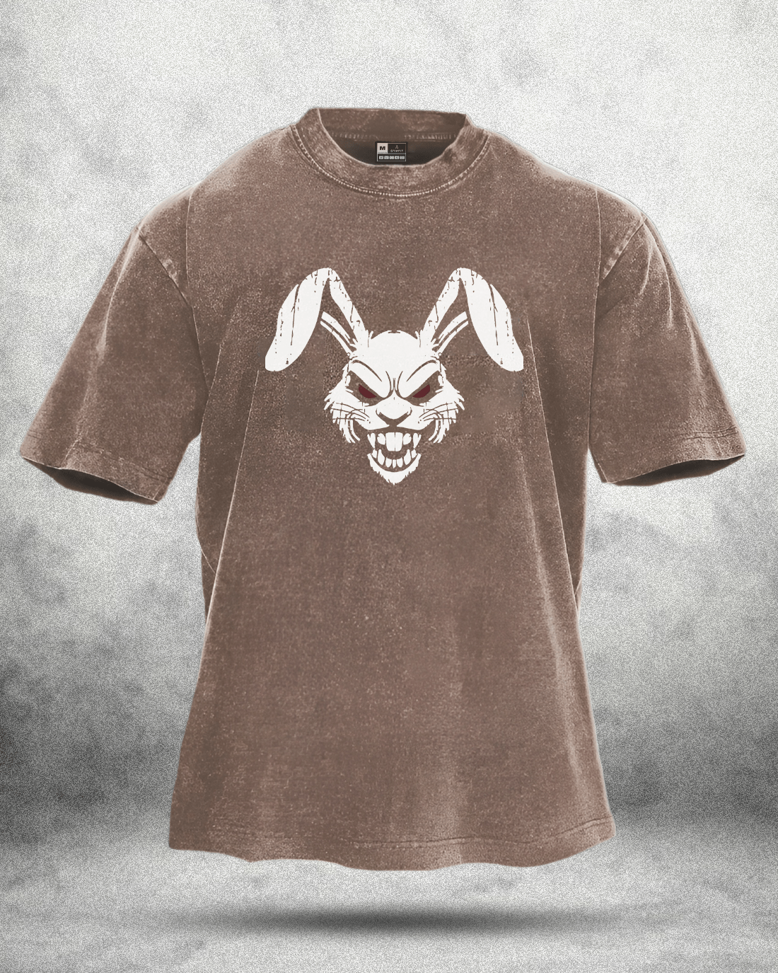 RABBIT RED EYE WASHED T - SHIRT - Gymfit