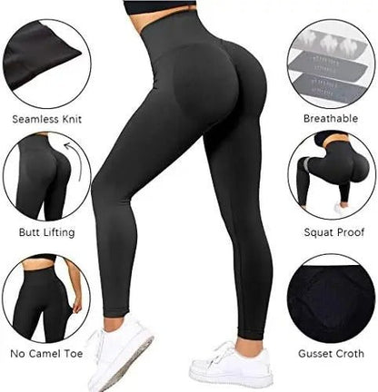 Leggings sans coutures – taille haute et design sculptant - Gymfit