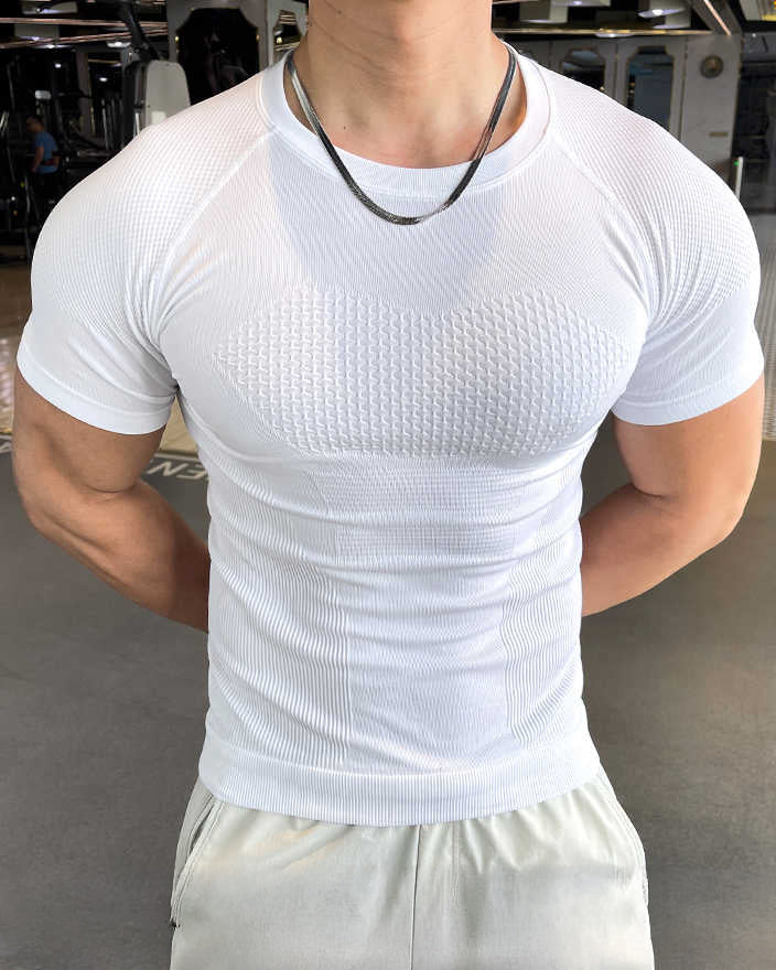 Seamless Quick - Dry Compression T-shirt - Gymfit